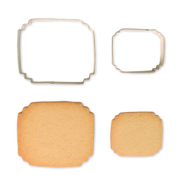 Cookie Cutter Set/2 - Plaque Style 5